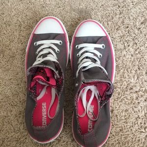 Punk and Grey Converse